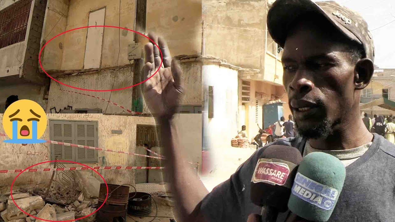 Nakala dalleu bi dano thi kaw khalé bi mou faatou, le témoin trace le film de l’effondrement.