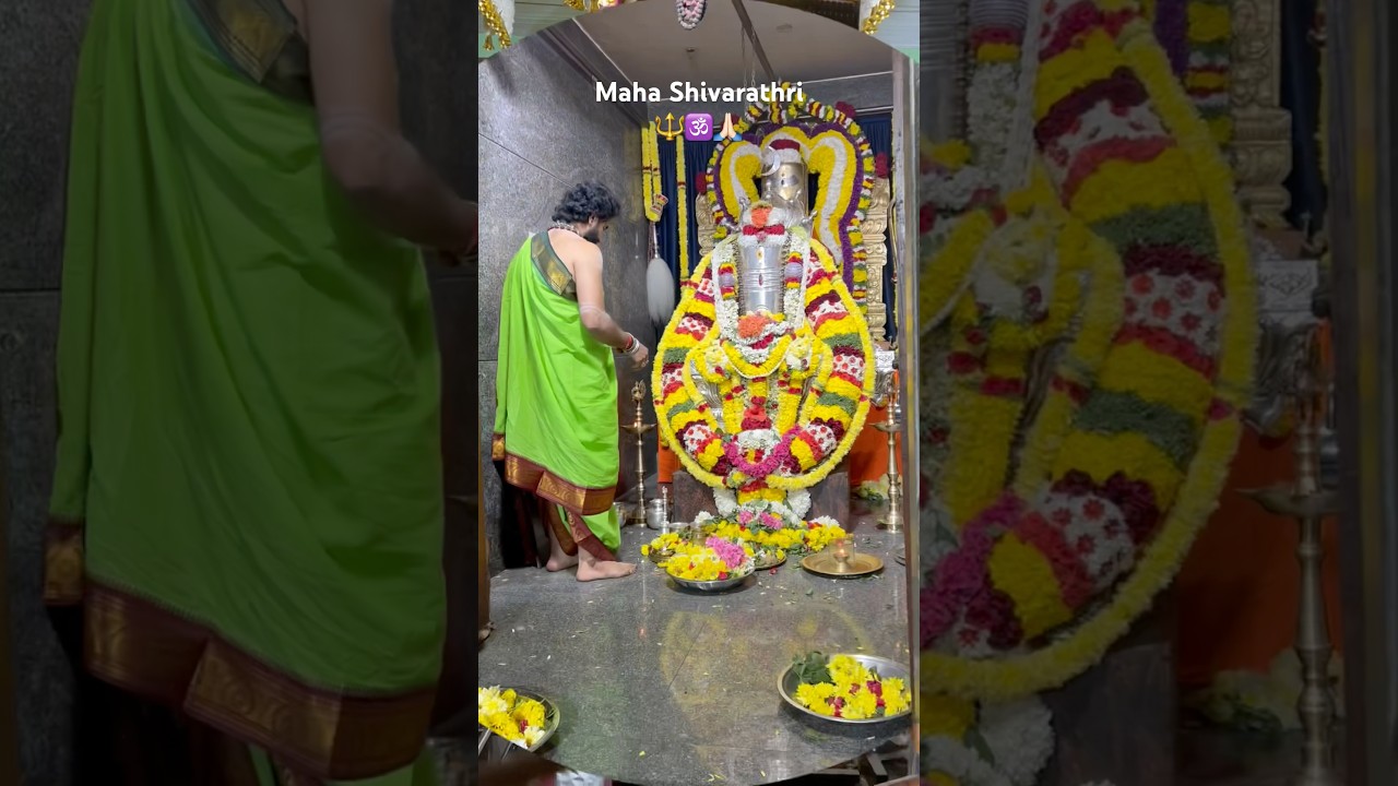 Maha Shivarathri 🔱🕉️ #shivratri #temple #devotion #festival #vlog #minivlog #youtubeshorts