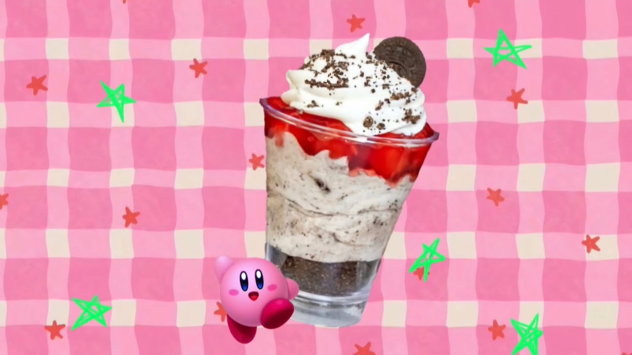 Kirby’s Parfait Break 🍓🧁 Arcade Anime Lo-fi Vibes