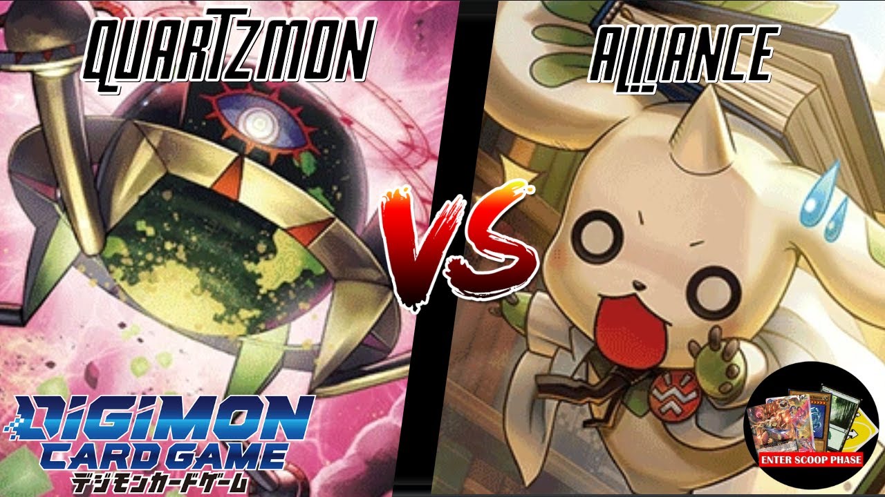Quartzmon VS Alliance | Digimon TCG Gameplay (EX4)