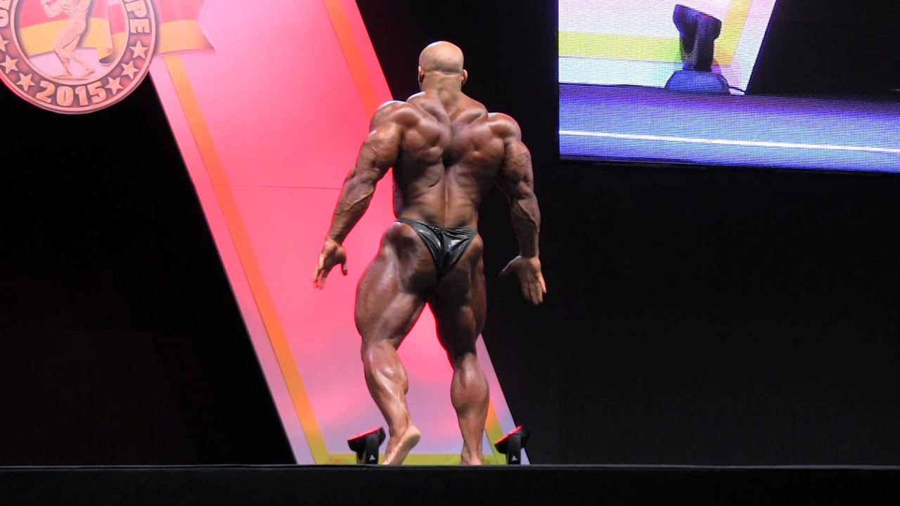Huge Big Ramy posing @ Arnold Classic Europe Pro 2015