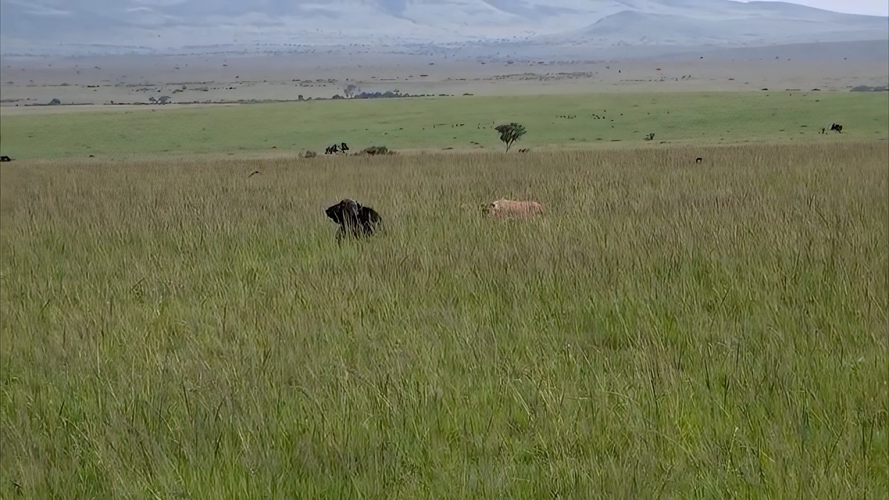 A lone bull is never an easy target