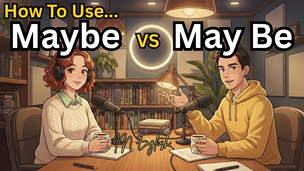 Maybe vs May Be | Stop This Common Mistake | English Podcast For Beginners