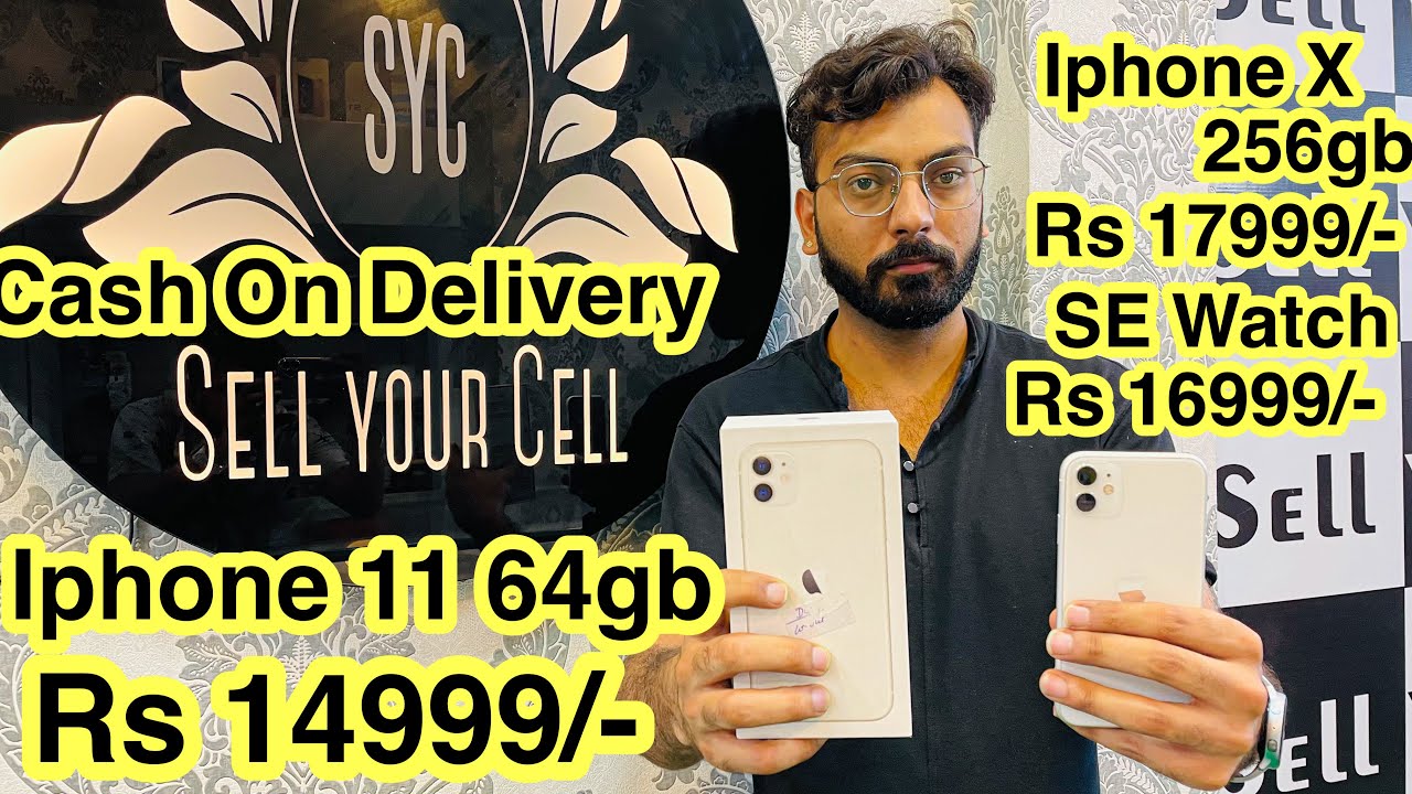 Heavy Price Drop 🤩 Iphone 11 Rs 14999/- | X 256gb Rs 17999/- | Cash On delivery Second hand iphone