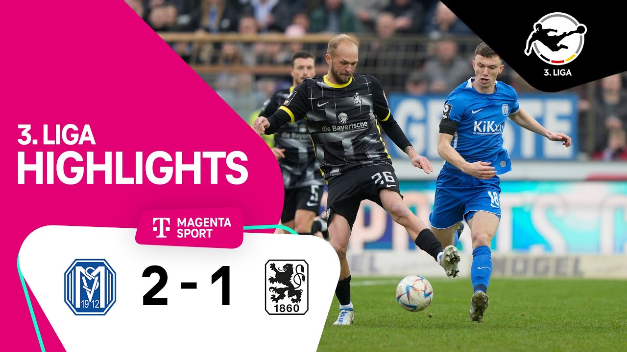 SV Meppen - TSV 1860 M&uuml;nchen | Highlights 3. Liga 22/23