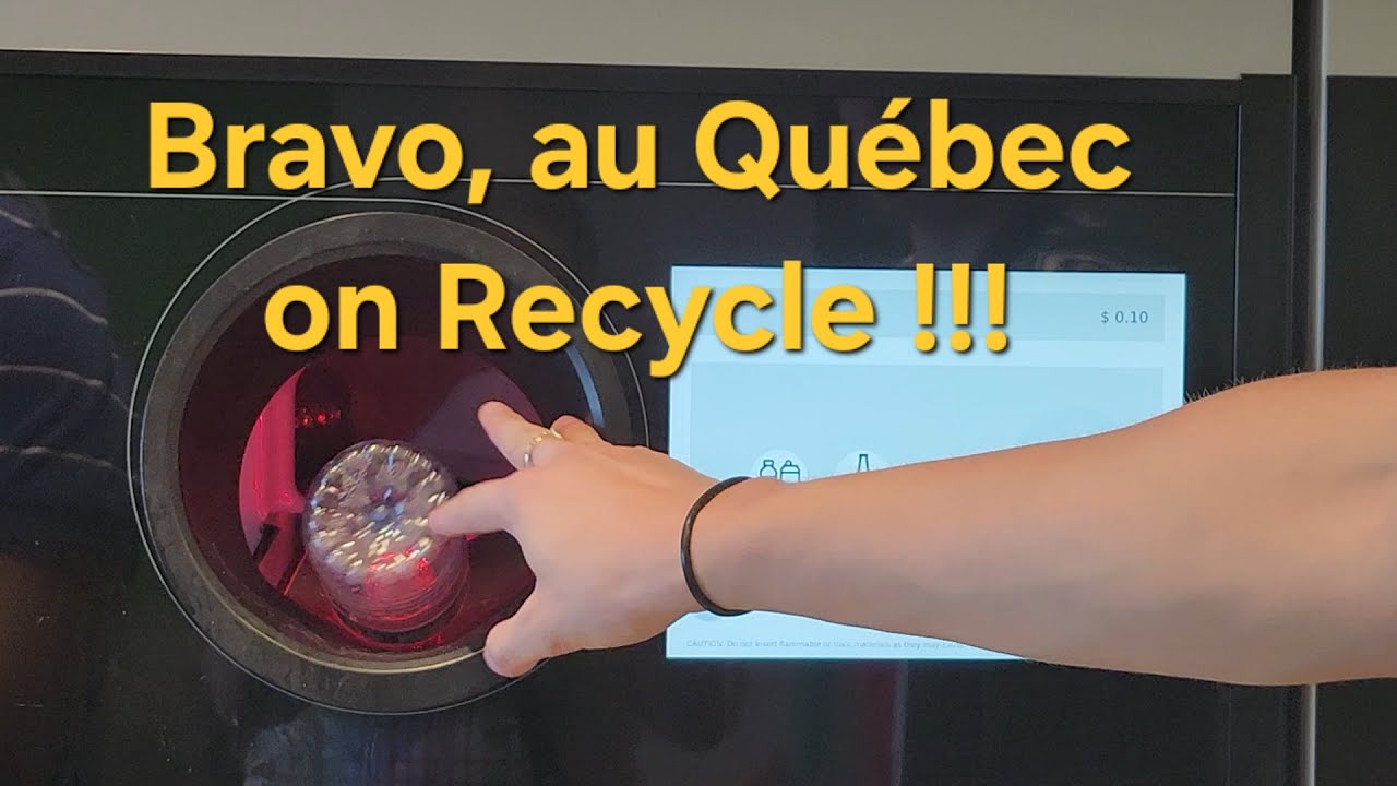 En Québec, Canada, asi reciclamos !!!  BRAVO, au Québec on recycle ! ! !
