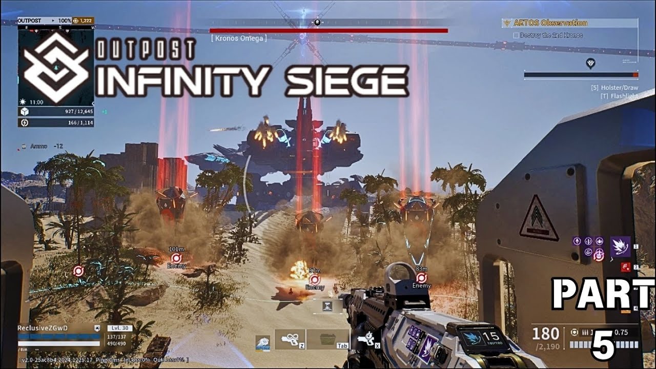 Outpost Infinity Siege Playthrough Part 5 (Overhauled LOTC & AETOS Weakness)