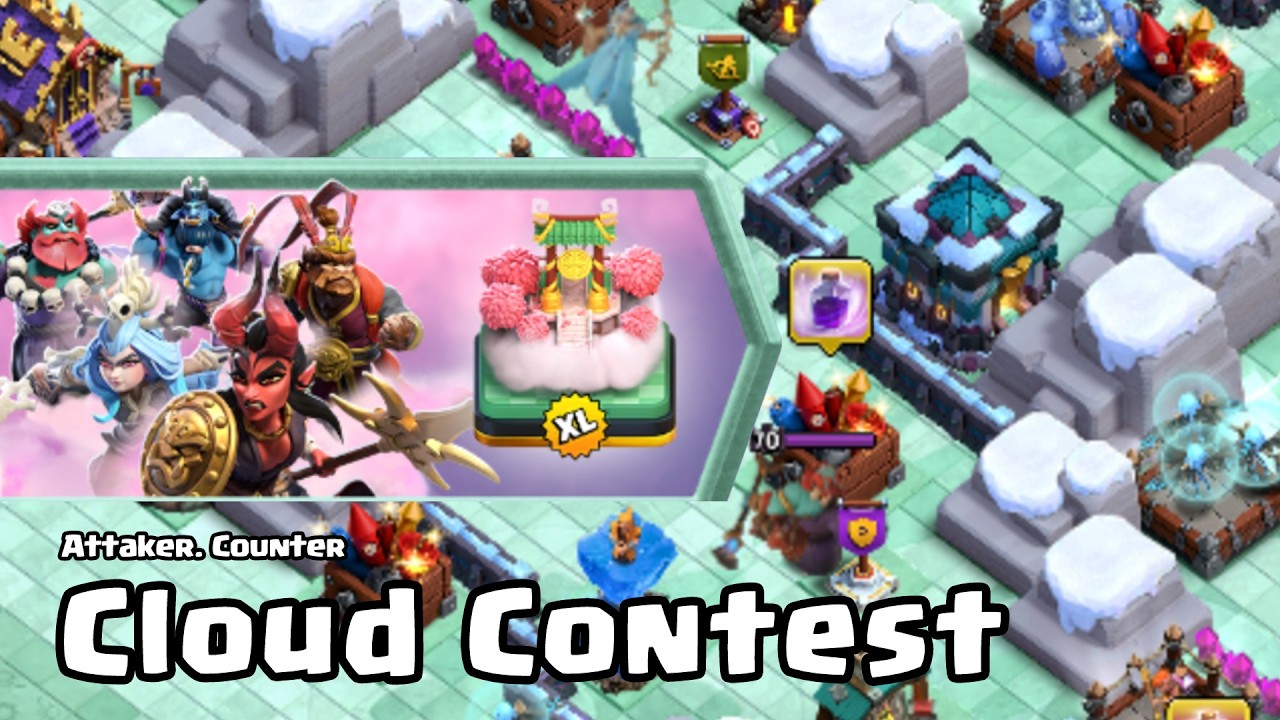 [CLASH OF CLANS] Cloud Contest | 구름 콘테스트 껌이네ㅋ