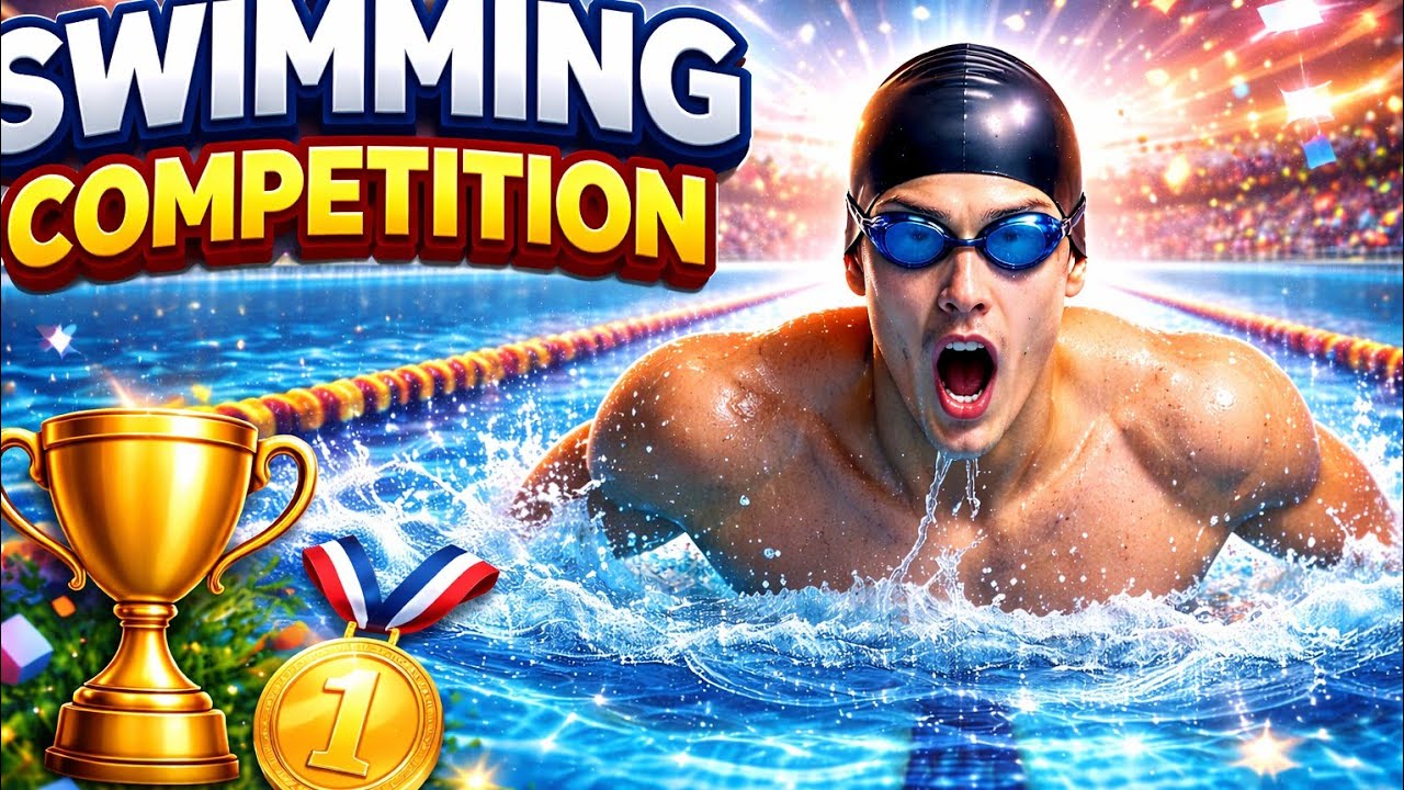 Swimming competition 🫣🫣 ( @middle_blogger_x ) #swimming 