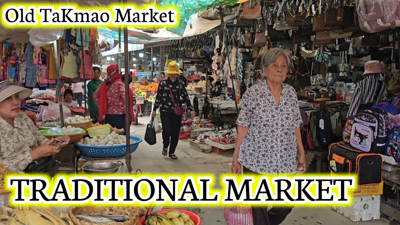 Inside a Timeless Local Market | Real Daily Life | Old  Ta Khmao!