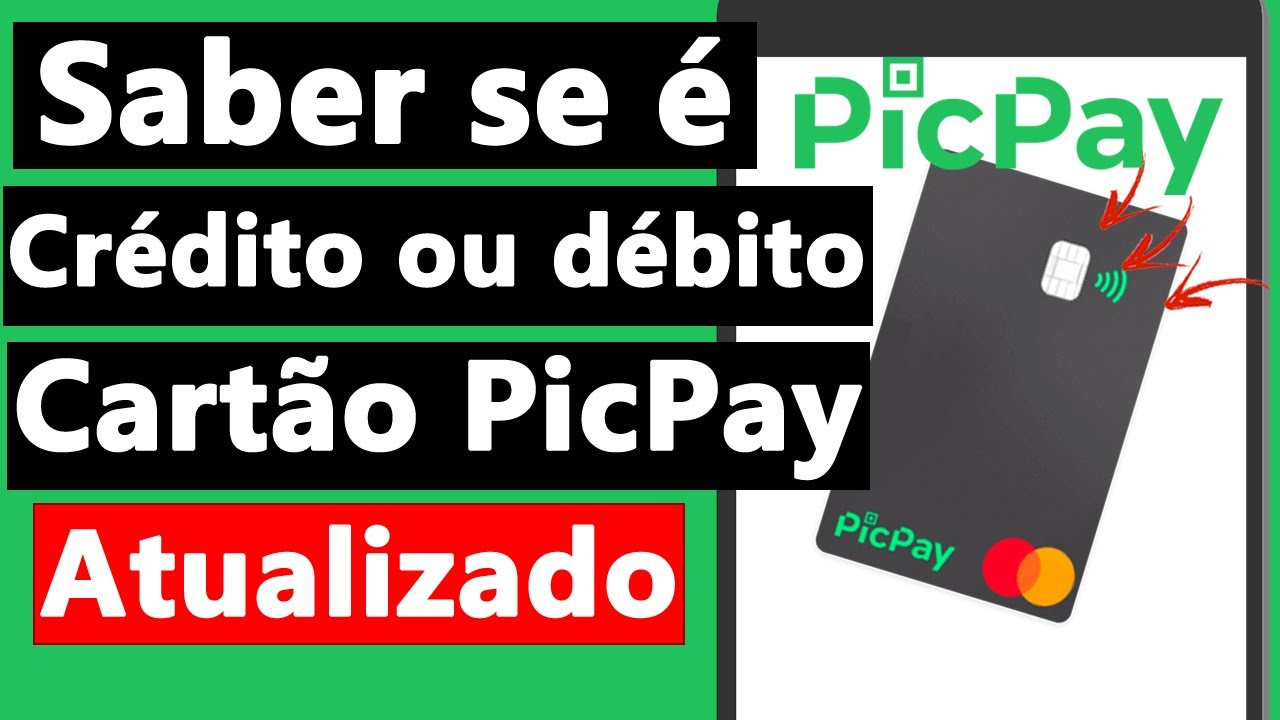 COMO SABER se o seu CART&Atilde;O PICPAY &Eacute; CR&Eacute;DITO ou D&Eacute;BITO (PICPAY CARD)