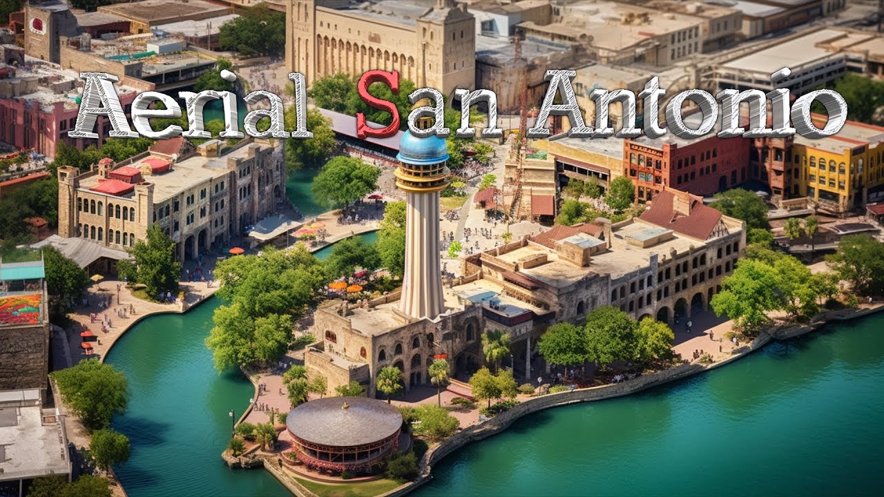 Drone Tour of San Antonio's Iconic Sites- Cinematic Footage - 2022