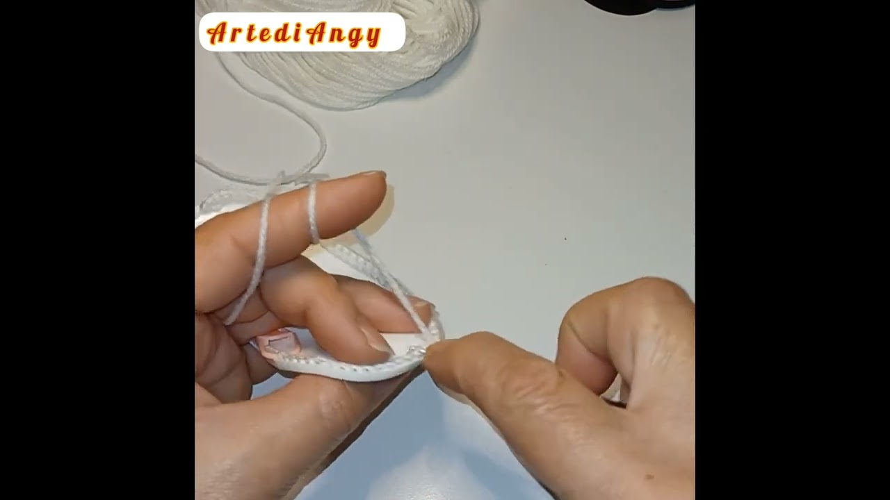 Tutorial Crochet    Base con la soletta di gomma