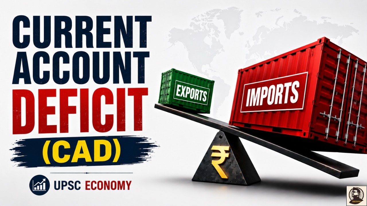 Current Account Deficit (CAD) Explained 🔥 | Why India Imports More Than it Exports? | UPSC Economy