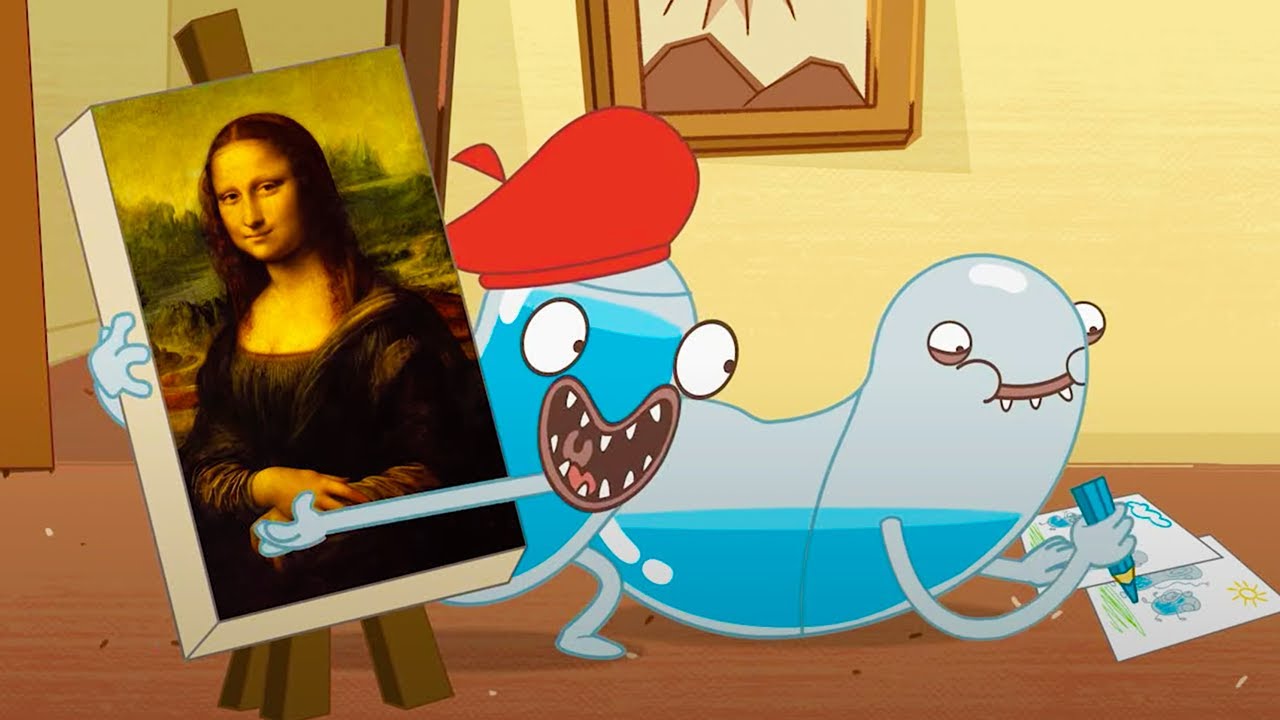 Real or Fake Mona Lisa? | HYDRO and FLUID | Funny Cartoons for Children