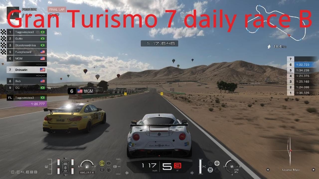 Gran Turismo 7 daily race B Willow springs