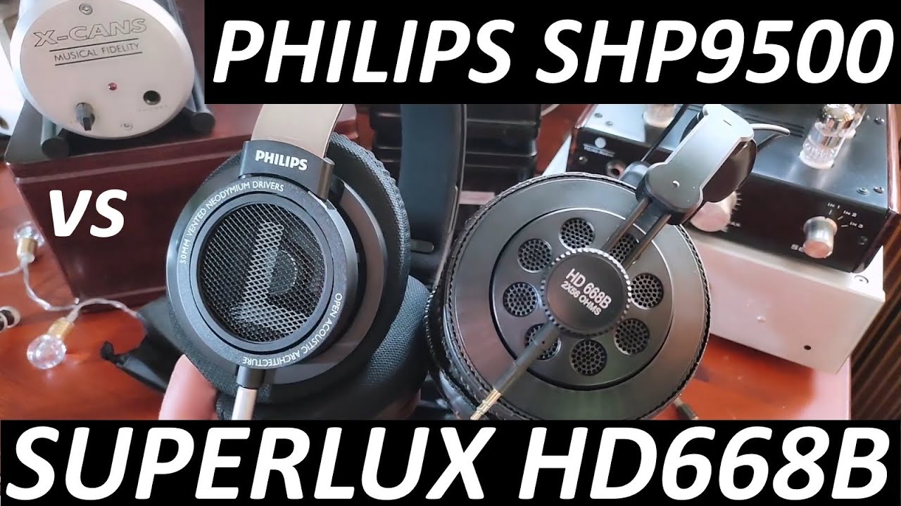 Bardzo tanie i dobre słuchawki? Superlux HD668B vs Philips SHP9500