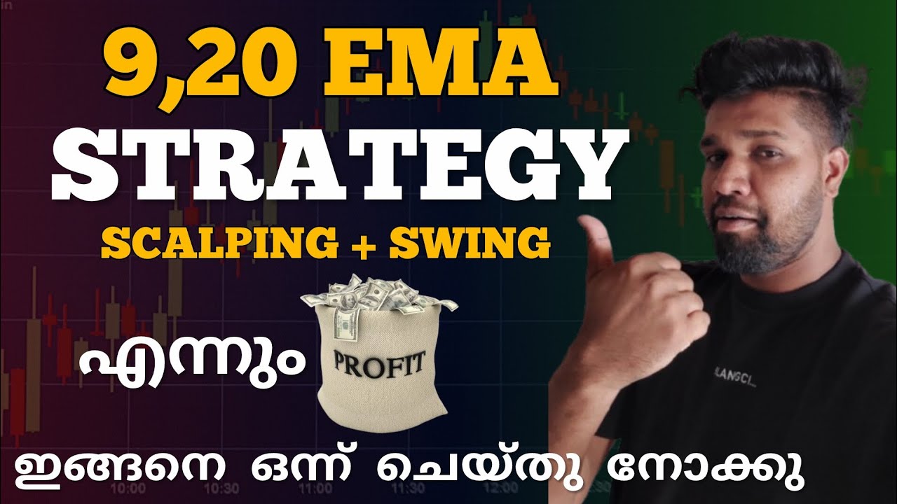9,20 EMA Strategy Malayalam | 9,20 EMA Crossover Strategy Malayalam | Best EMA Trading Strategy |