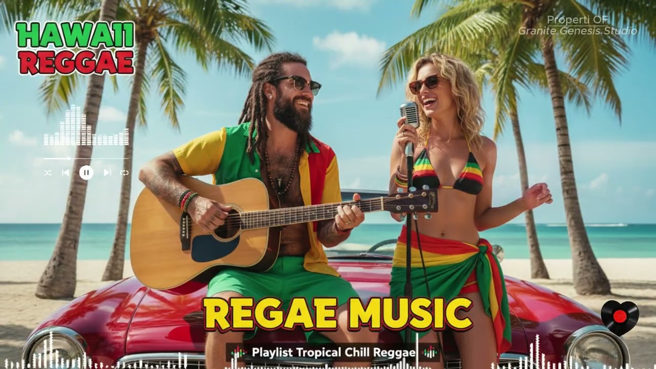 Tropical Feel Good Reggae Hawaiian Music for Positive Vibes Bob Marley UB40 Jimmy Cliff