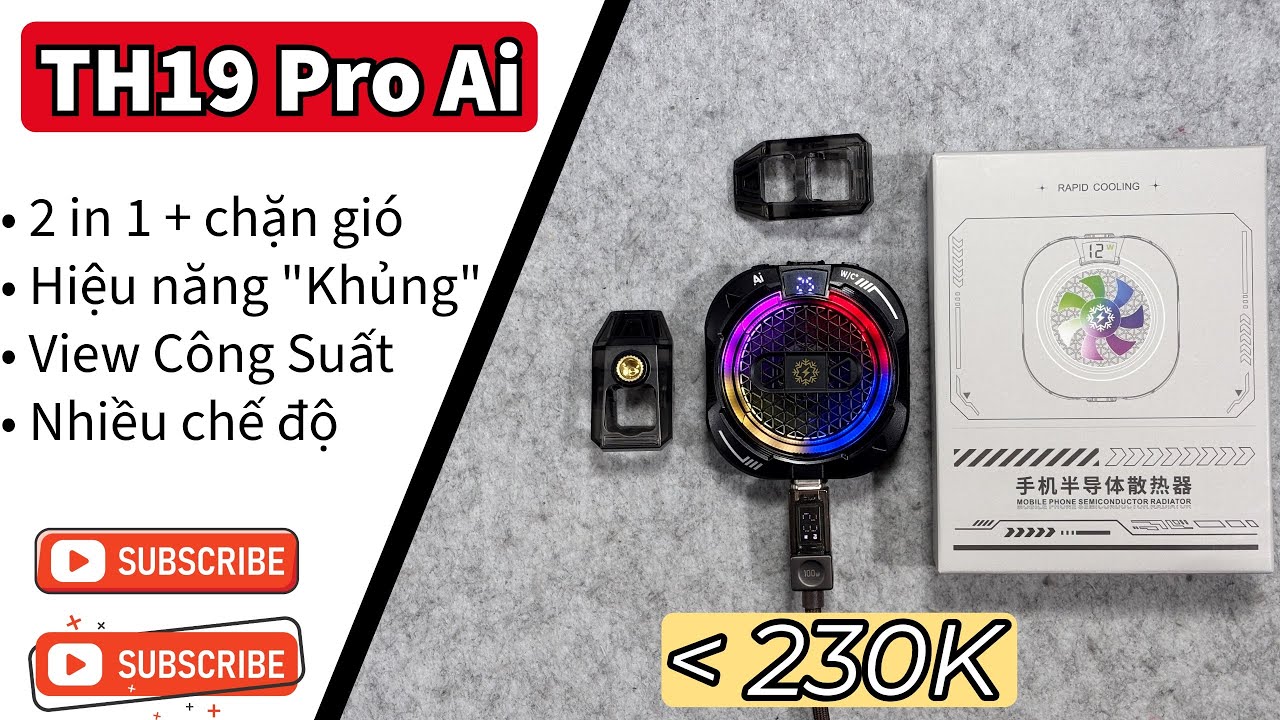 TH19 Pro Ai - Black Panter trong giới tản nhiệt 
