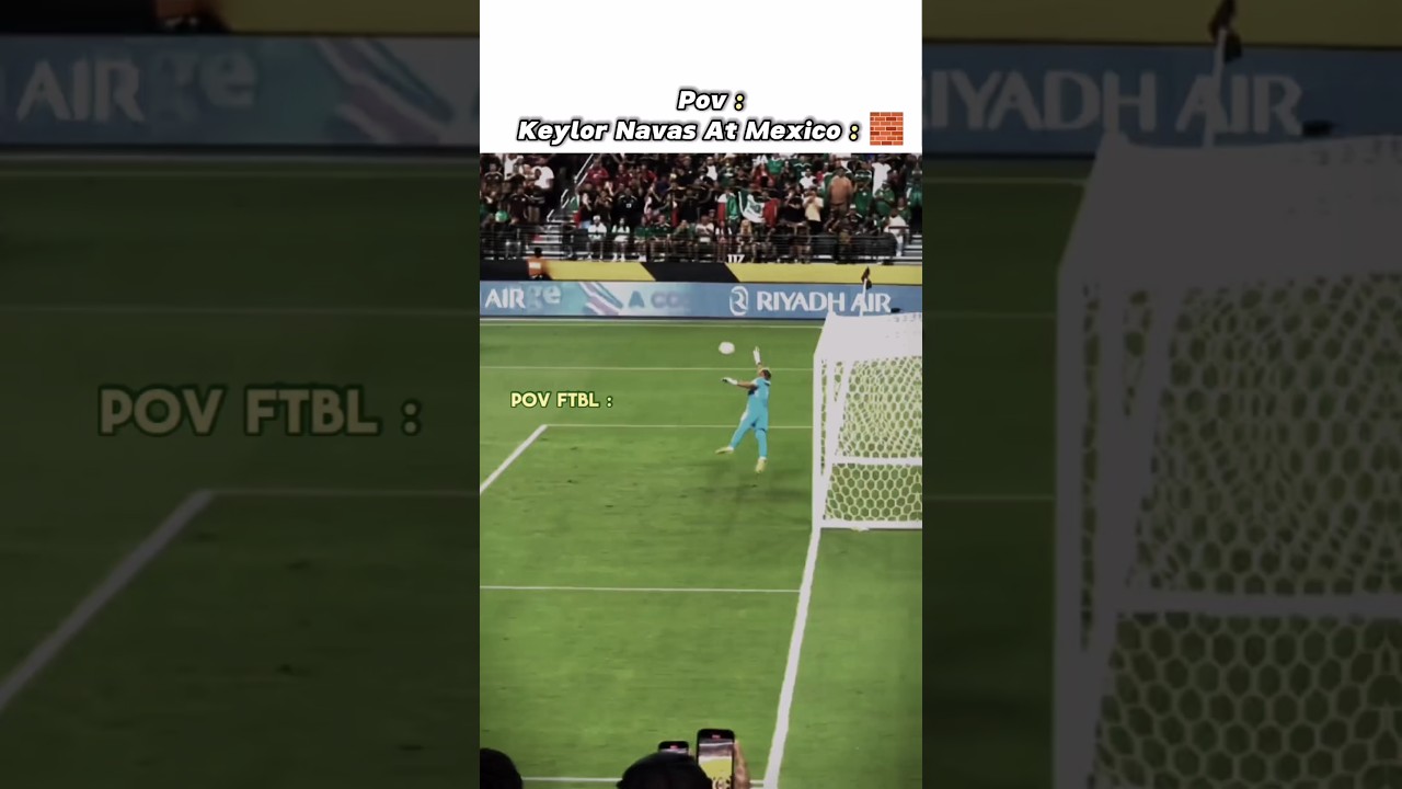 keylor Navas Twice save. 🧱❤️&zwj;🩹💀. #keylornavas #football #shorts #soccer #trending #viralshorts #fyp