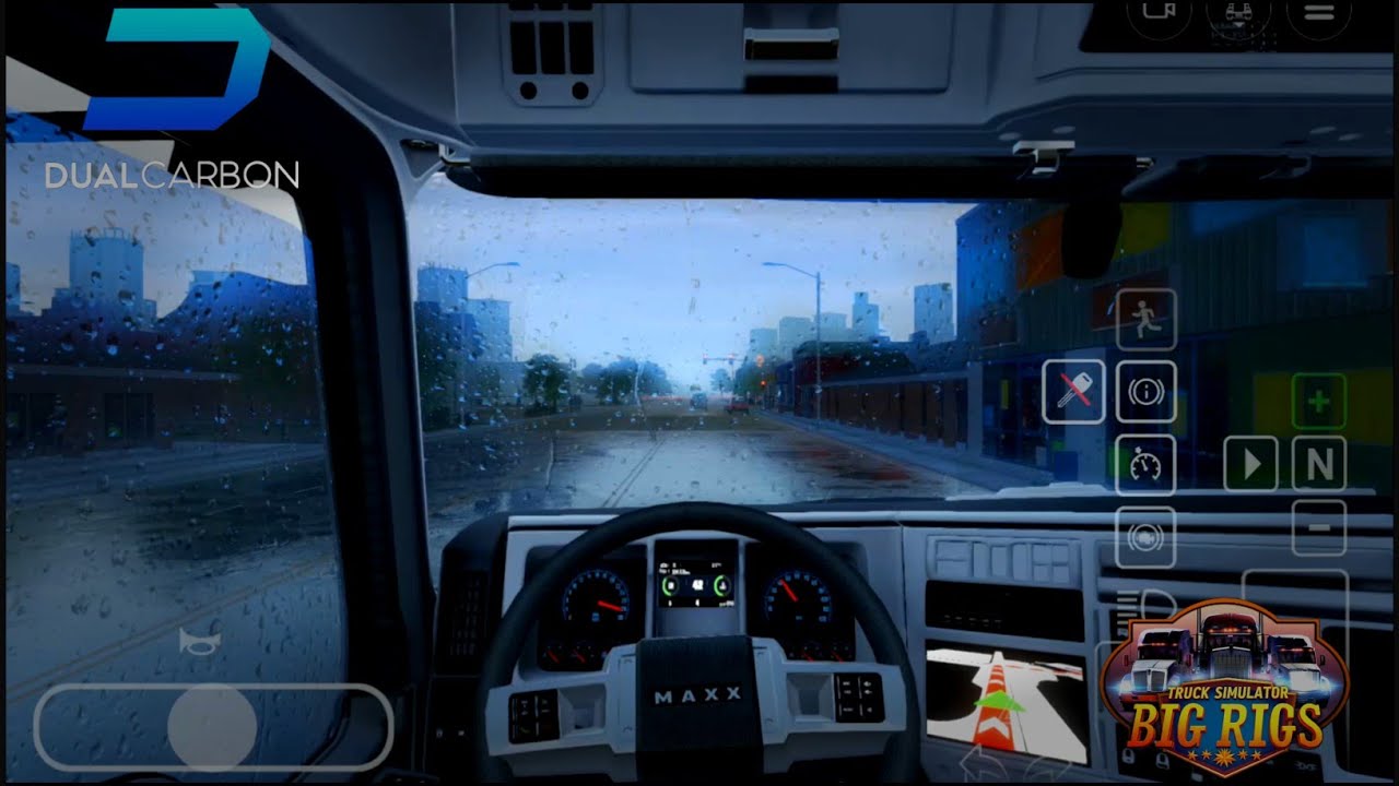 Rainy Hauling | Truck Simulator Big Rigs