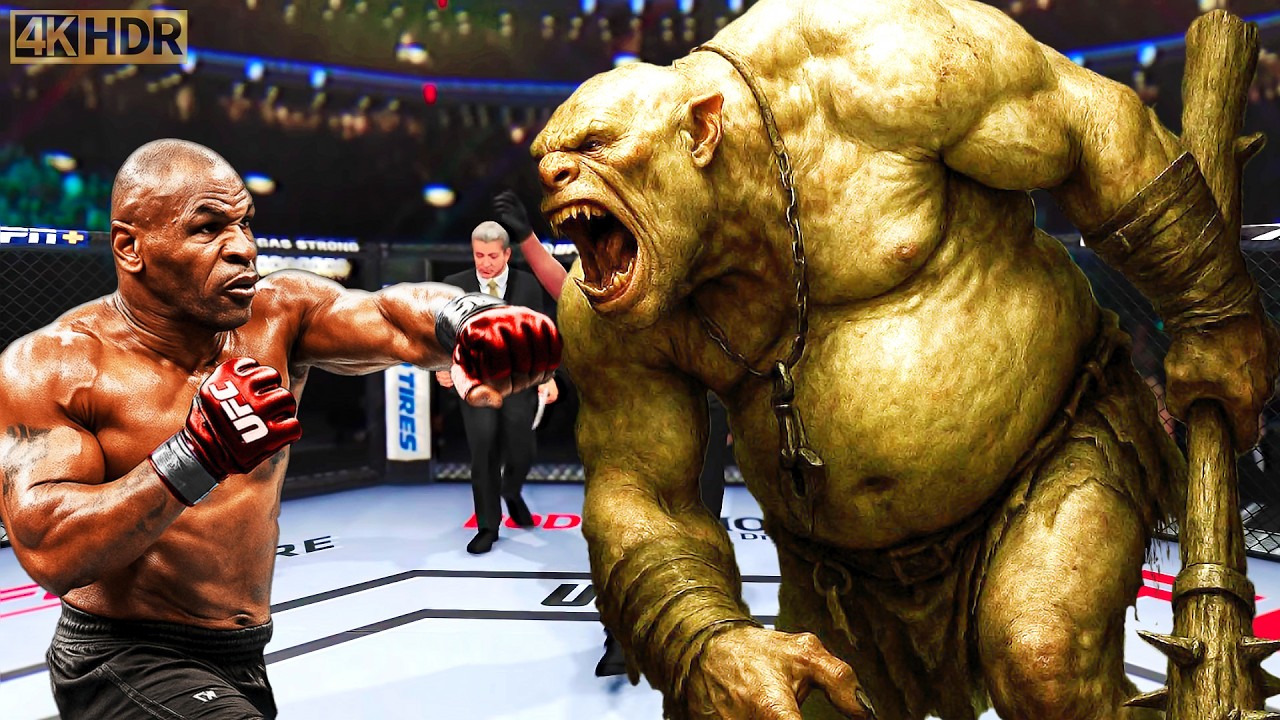 TRUE Mike Tyson vs. Wild Troll | EA Sports UFC 5