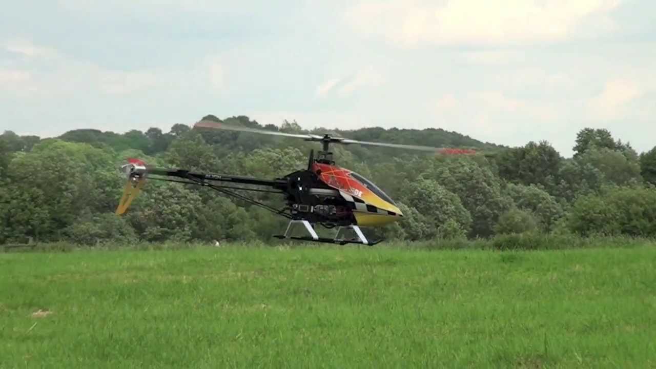 Align T Rex 550E V2 mit HC3 SX Bavarian Demon - einfacher Rundflug