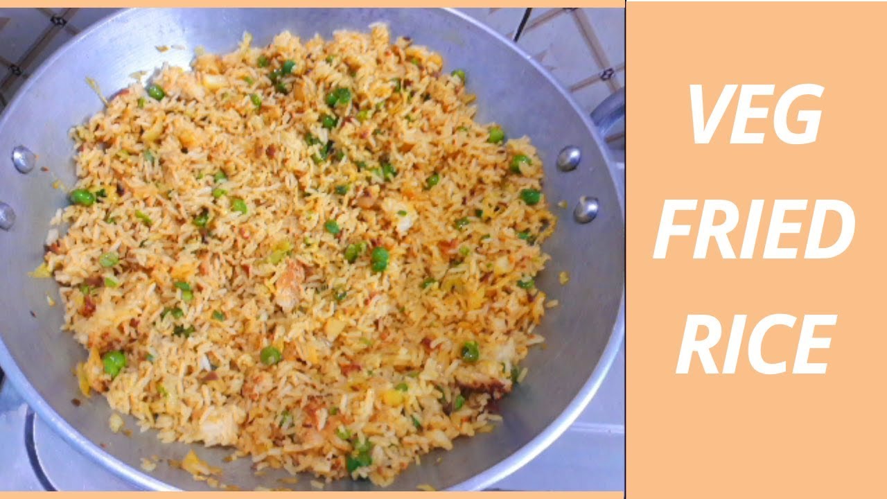 झटपट बनाये चटपटे टेस्टी मटर फ्राइड राइस  I Matar-Aloo Fried Rice - Veg Fried Rice