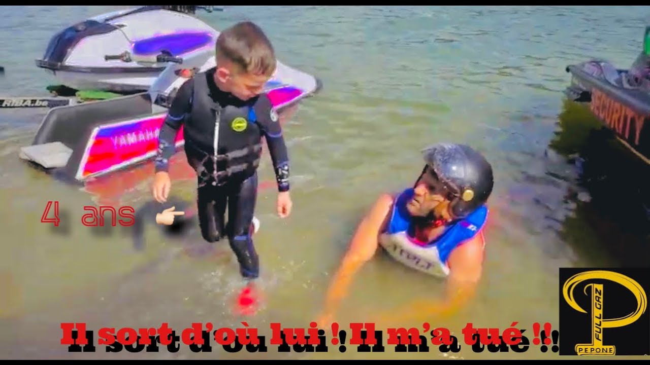 Un petit mec de 4 ans m'a calmé au guidon de son jet ski