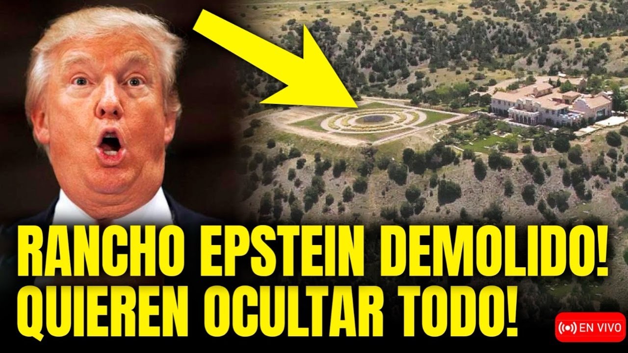🚨URGENTE! DEMUELEN ZORRO RANCH DE EPSTEIN QUIEREN BORRARLO TODO!!