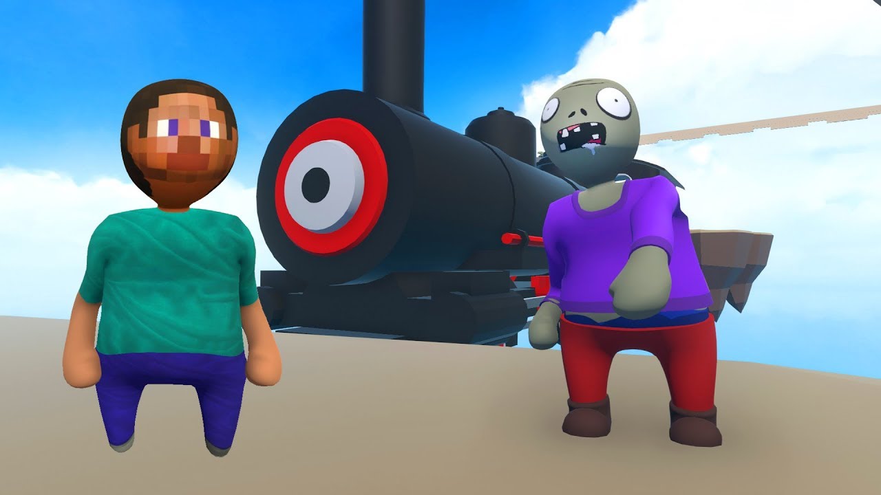 ZOMBİK VE STEVE ÇUKURDAN ATLAMA OYNUYOR 😱 - Minecraft