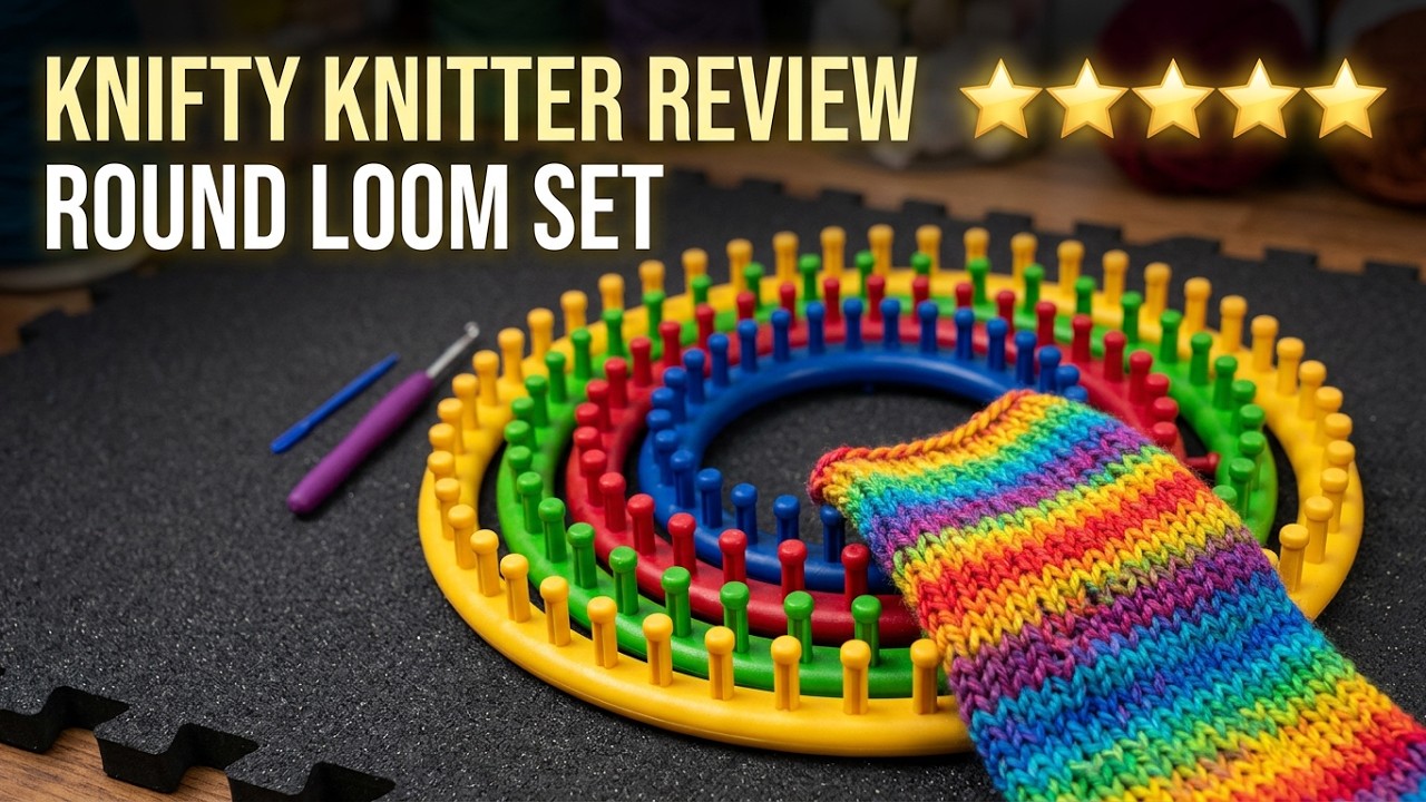 Knifty Knitter Brand Round Knitting Loom Review