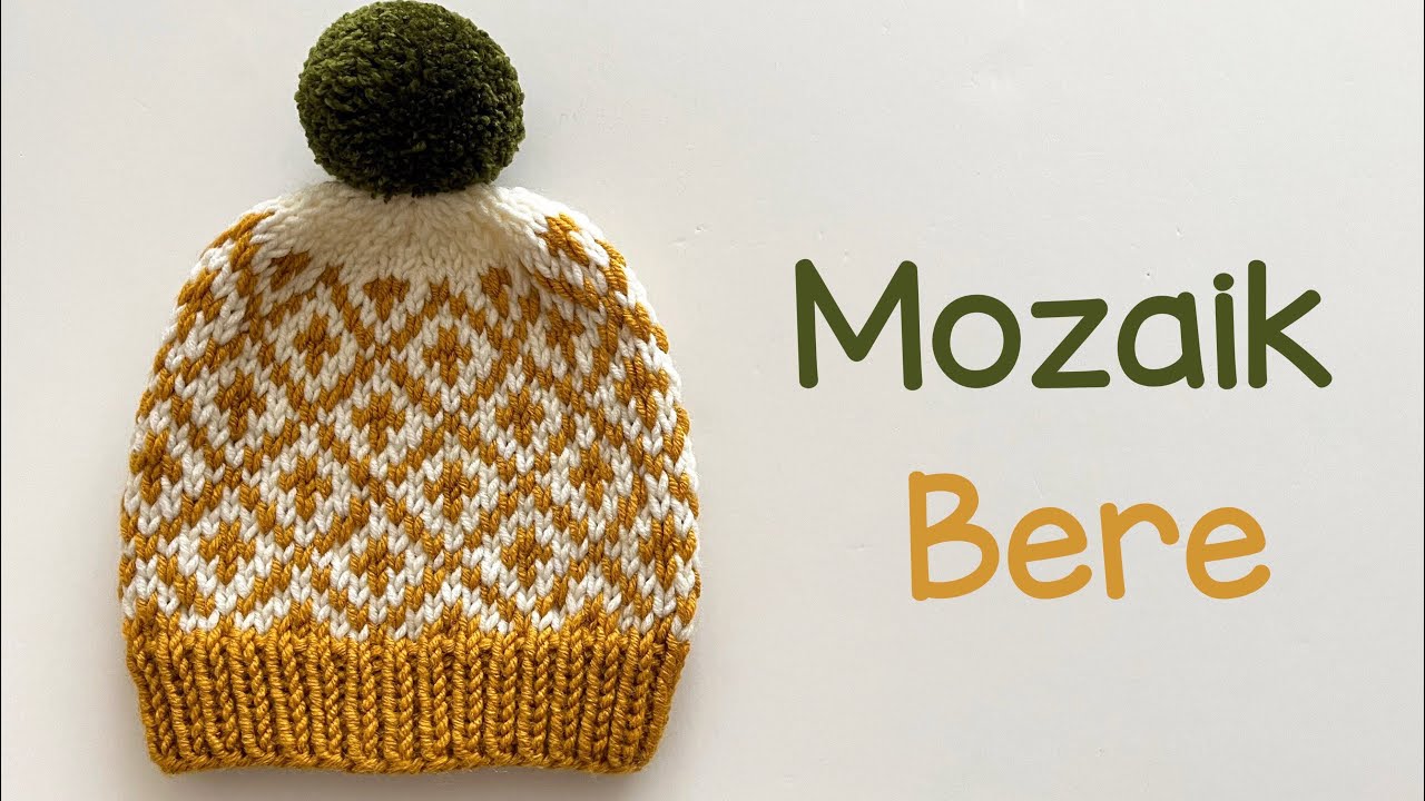 Mozaik Bere ✅❤️ | Çocuk ve Yetişkinler İçin Kolay Bere Yapımı | How to knit a hat? Easy Hat Pattern