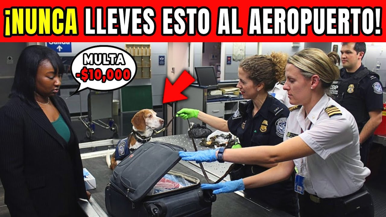 ¡ATENCIÓN! 10 Objetos Comunes que NUNCA Debes Llevar al Aeropuerto ✈️ AeroTips