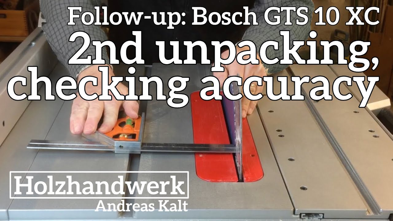BOSCH GTS 10 XC SETUP &ndash; SEE ALL the DETAILS to watch out for.