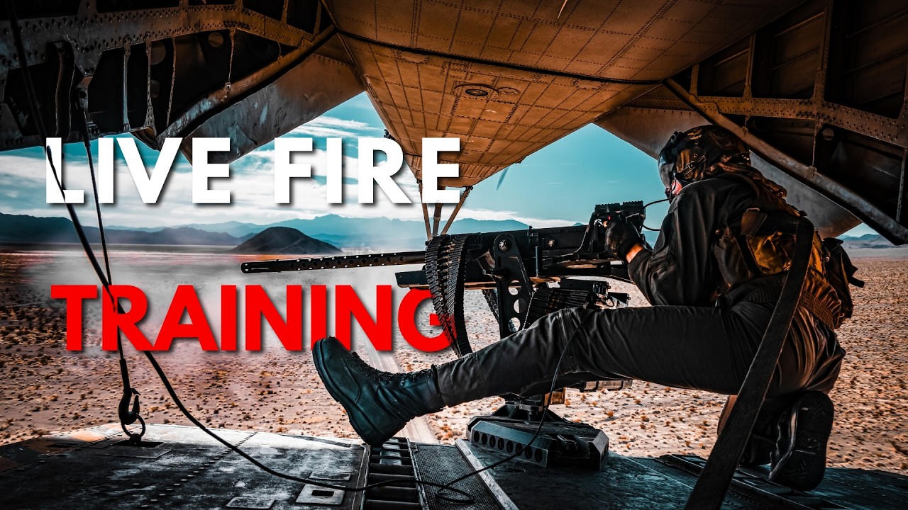 Стрельба с летающего гиганта — Морская подготовка, которую вы обязательно должны увидеть.