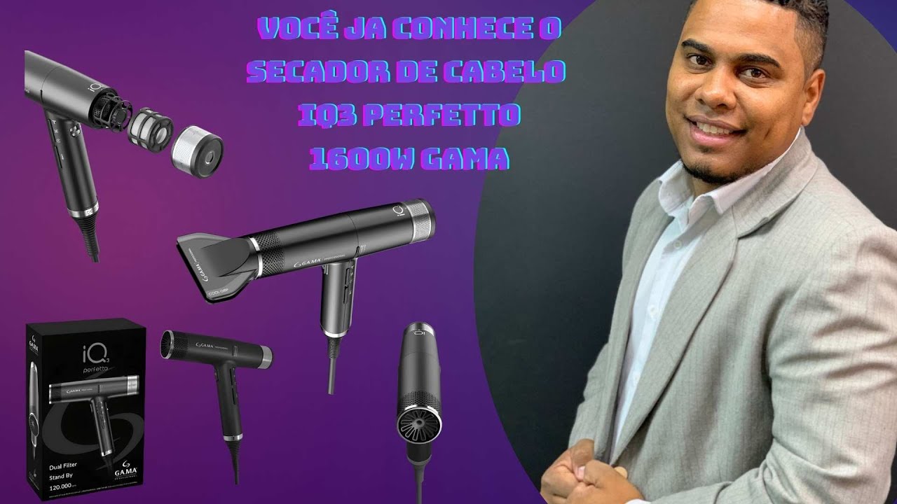 Saiba tudo sobre o Secador De Cabelo Gama IQ3 Perfetto