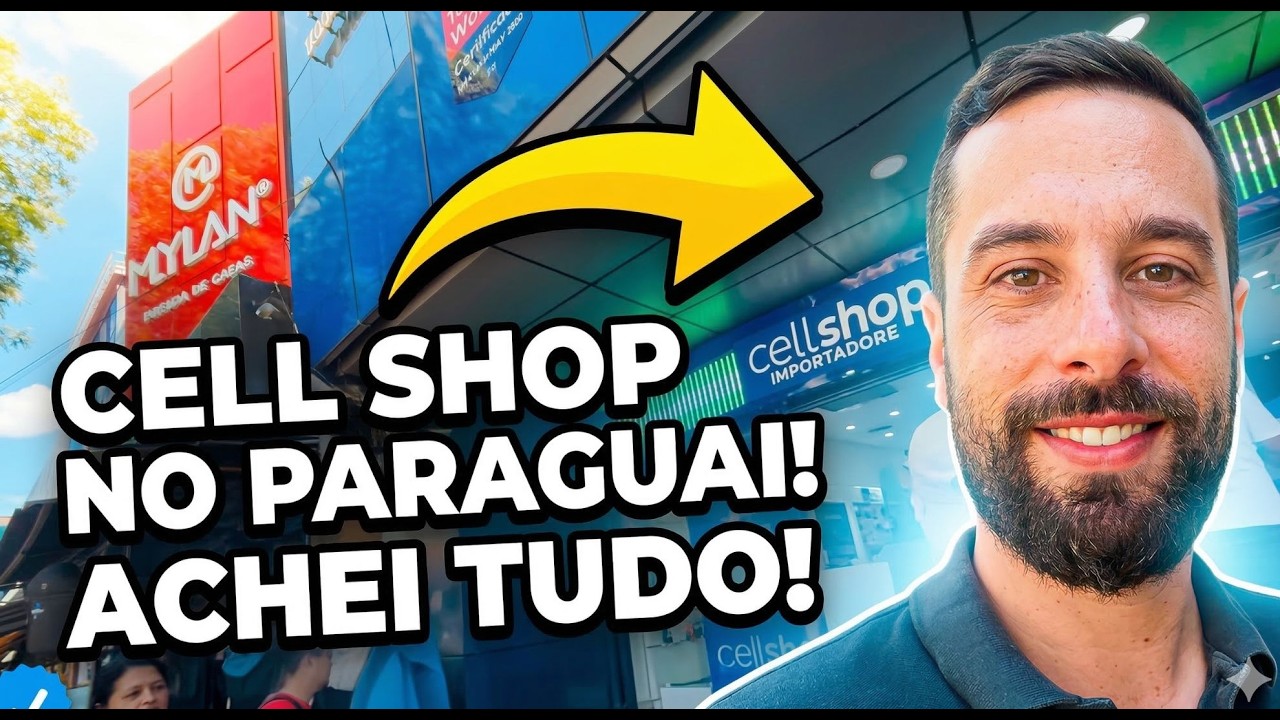 COMPRAS PARAGUAI 2026 NA CELLSHOP: PREÇOS DE ELETRÔNICOS, PS5, DJI, LEGO E PERFUMES