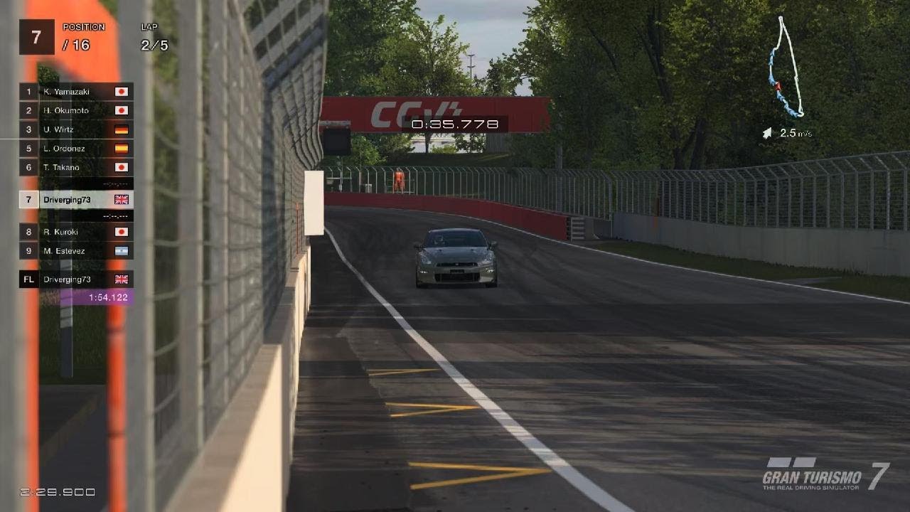 Gran Turismo 7 weekly challenge gtr race.
