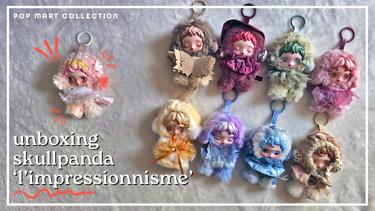 Unboxing POP MART Skullpanda ‘L'impressionnisme’ Series 🌸 I GOT THE SECRET!!