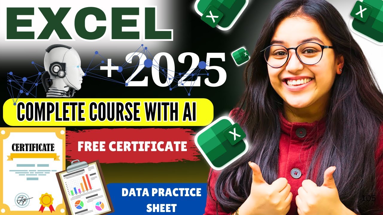 ZERO to HERO in Excel! 📈 Full Step-by-Step Course with AI