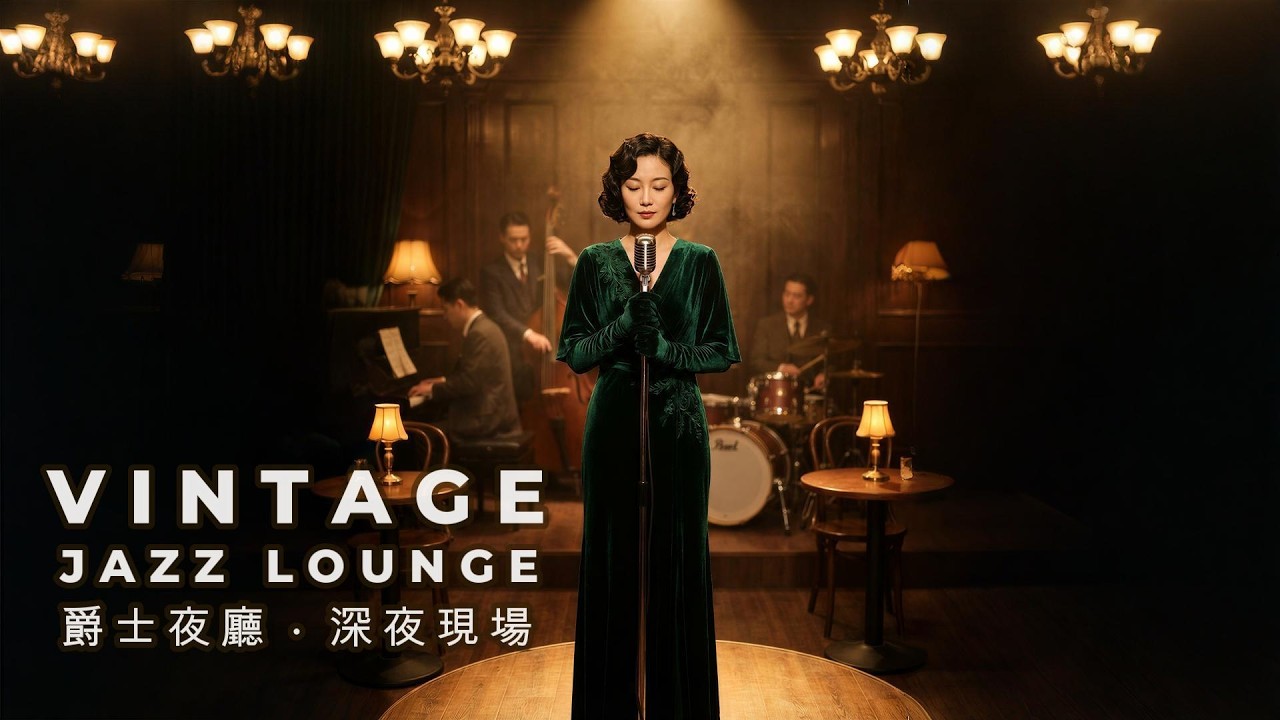 爵士夜厅 #14 深夜微醺陪伴 Late Night Jazz Lounge – Relaxing Vintage 1940s Style