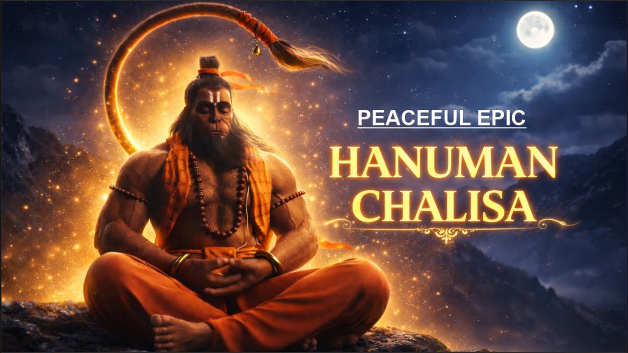 Peaceful Hanuman Chalisa | devine devotion & meditation chanting | deep sleep hanuman chalisa
