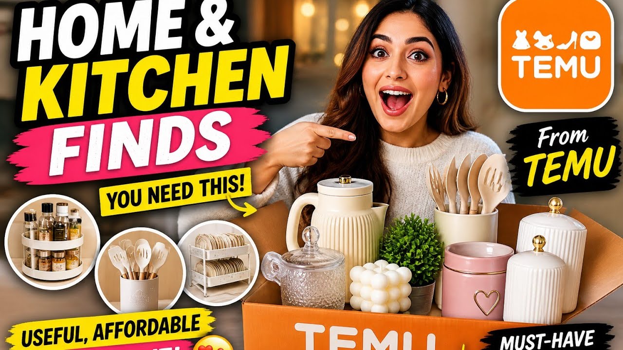 These Small Rental Kitchen Items Changed My Daily Routine 😱 #viral #unboxing #temu #smallkitchenitem