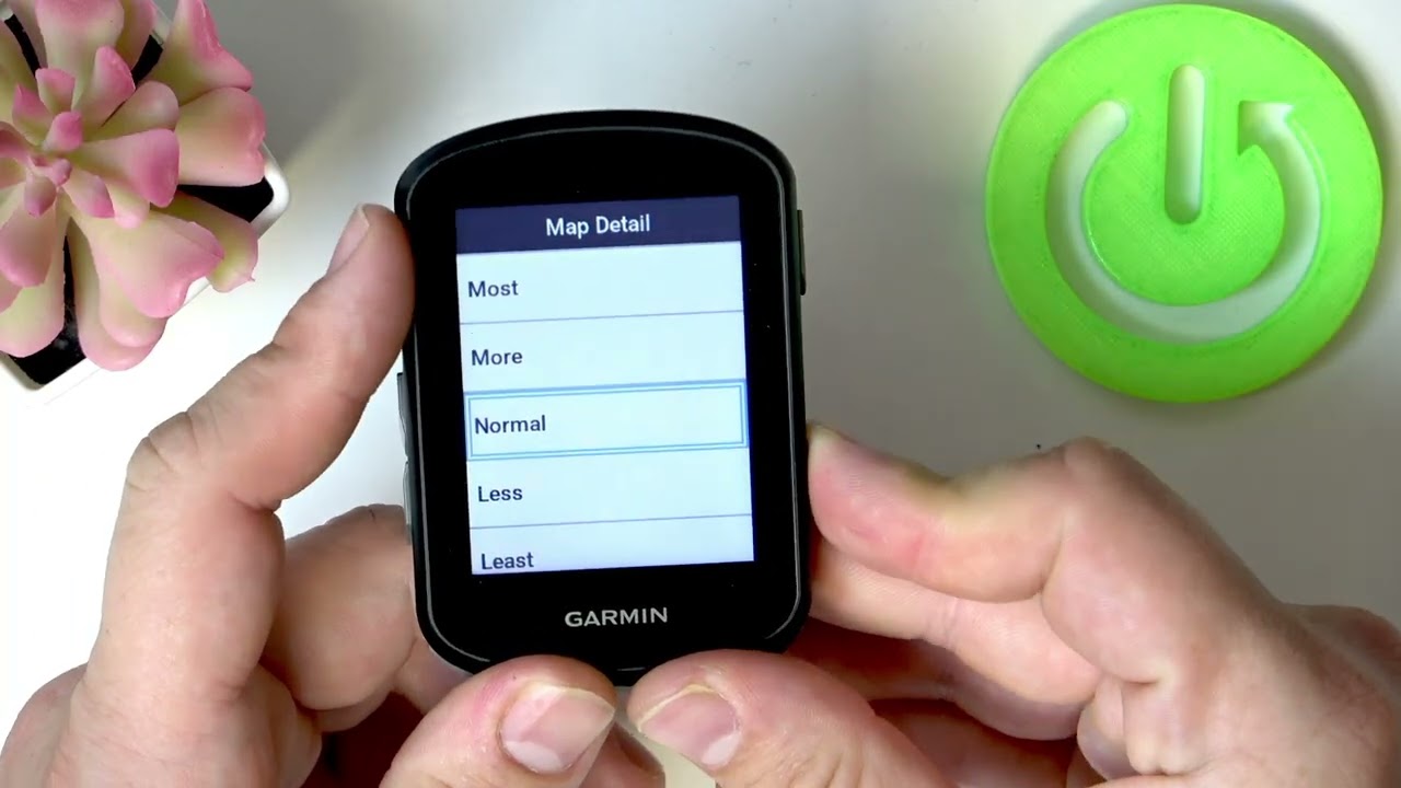 GARMIN EDGE 540 &ndash; How to Manage Map Appearance