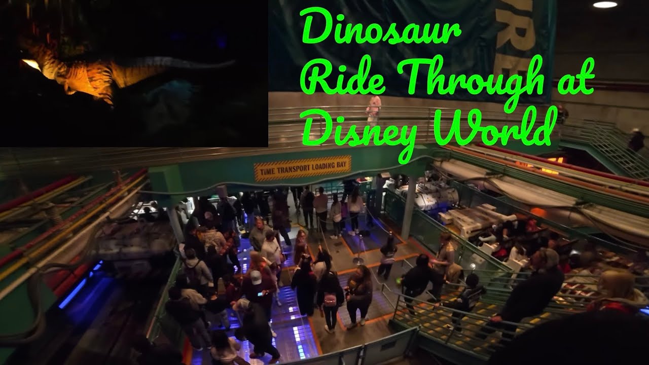 Dinosaur ride through at Disney World! Animal Kingdom!