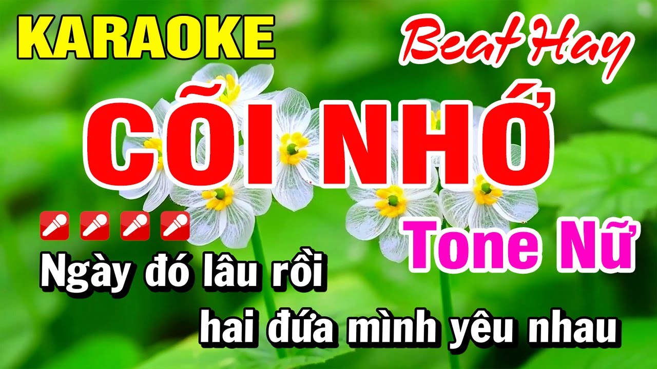 Karaoke Nhạc Sống Tone Nữ Cõi Nhớ (Beat Mới) 2025 Hoài Phong Organ