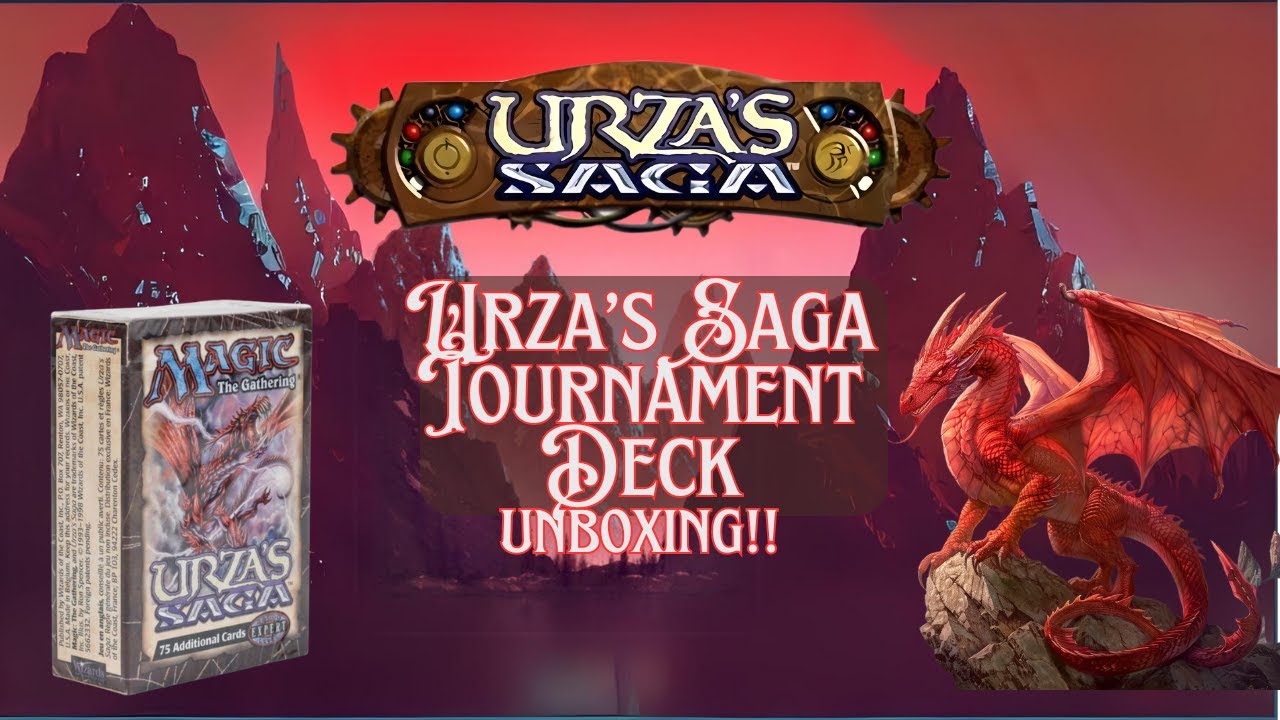URZA'S SAGA - Legendary Tournament Deck Unboxing!! Magic: the Gathering