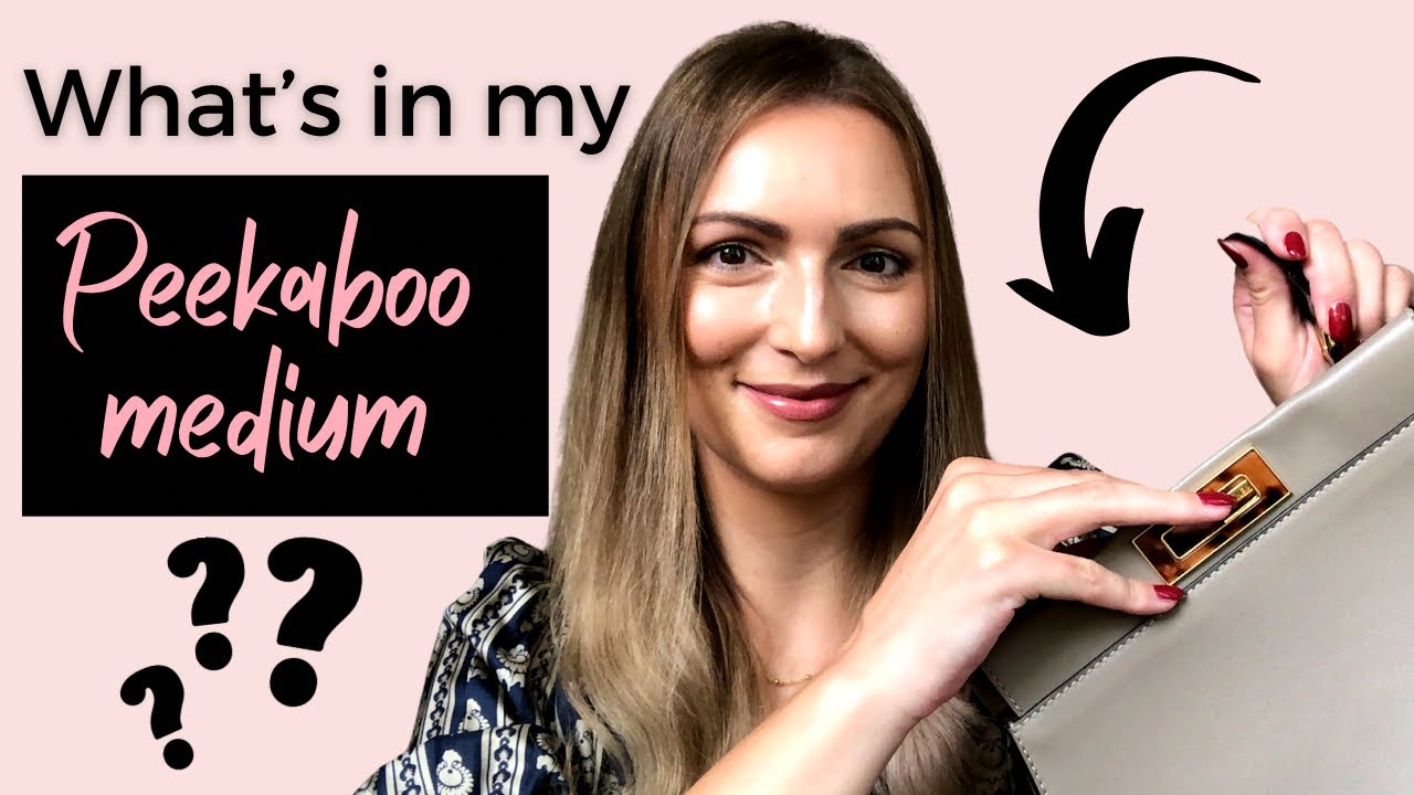 What's in my Fendi Peekaboo Medium? 👜 What actually fits in?